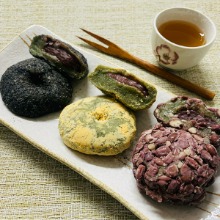 제주 오메기떡 팥오메기떡 흑임자오메기떡 콩가루오메기떡
